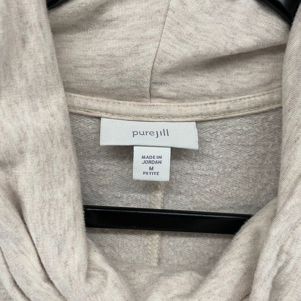 Pure J Jill Sweater Womens‎ PM Petite Cream Cowl Neck Comfy Lounge Boho Cozy - Picture 6 of 9